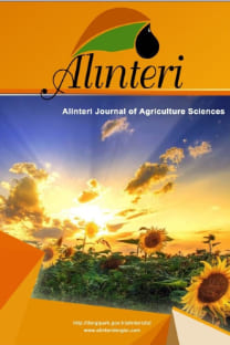 Alınteri Zirai Bilimler Dergisi kapağı