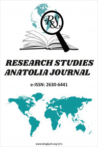 R&S - Research Studies Anatolia Journal kapağı