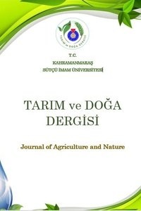 Kahramanmaraş Sütçü İmam Üniversitesi Tarım ve Doğa Dergisi kapağı