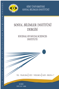 Siirt Üniversitesi Sosyal Bilimler Enstitüsü Dergisi kapağı
