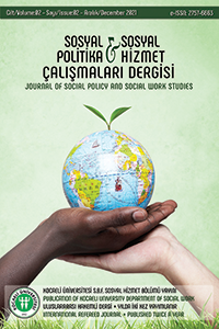 Sosyal Politika ve Sosyal Hizmet Çalışmaları Dergisi kapağı