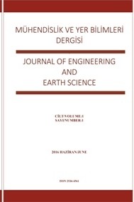 Mühendislik ve Yer Bilimleri Dergisi kapağı