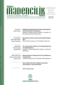 Scientific Mining Journal kapağı