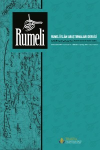 Rumeli İslam Araştırmaları Dergisi kapağı