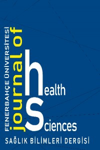 Fenerbahçe Üniversitesi Sağlık Bilimleri Dergisi kapağı