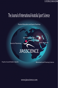 The Journal of International Anatolia Sport Science kapağı