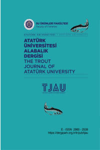 The Trout Journal of Atatürk University kapağı