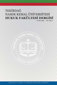 Tekirdağ Namık Kemal Üniversitesi Hukuk Fakültesi Dergisi kapağı