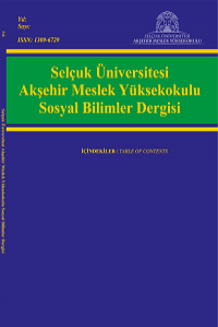 Selçuk Üniversitesi Akşehir Meslek Yüksekokulu Sosyal Bilimler Dergisi kapağı