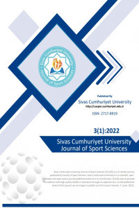 Sivas Cumhuriyet Üniversitesi Spor Bilimleri Dergisi kapağı