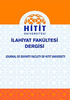 Hitit Üniversitesi İlahiyat Fakültesi Dergisi kapağı