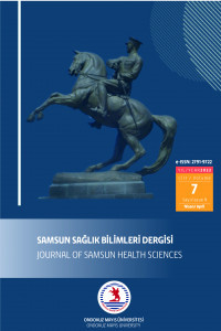 Samsun Sağlık Bilimleri Dergisi kapağı