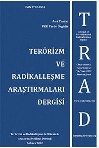 Terörizm ve Radikalleşme Araştırmaları Dergisi kapağı