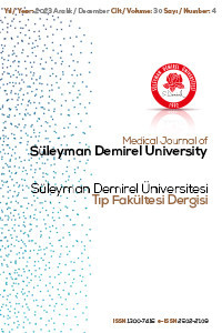 SDU Medical Faculty Journal kapağı