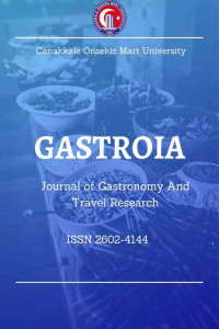 Gastroia: Journal of Gastronomy And Travel Research kapağı
