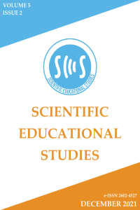 Scientific Educational Studies kapağı