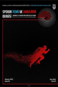 Sporda Teori ve Uygulama Dergisi kapağı
