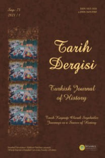Tarih Dergisi kapağı