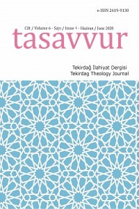 Tasavvur / Tekirdağ İlahiyat Dergisi kapağı