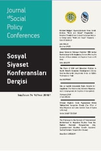 Sosyal Siyaset Konferansları Dergisi kapağı
