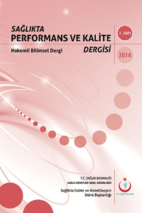Sağlıkta Performans ve Kalite Dergisi kapağı