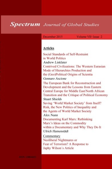 Spectrum: Journal of Global Studies kapağı