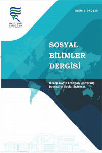 Recep Tayyip Erdoğan Üniversitesi Sosyal Bilimler Dergisi kapağı