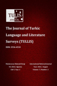 The Journal of Turkic Language and Literature Surveys (TULLIS) kapağı
