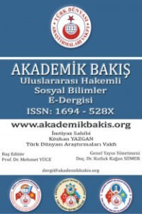 Akademik Bakış Uluslararası Hakemli Sosyal Bilimler Dergisi kapağı