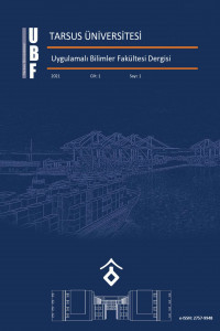 Tarsus Üniversitesi Uygulamalı Bilimler Fakültesi Dergisi kapağı