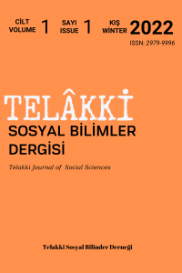 Telakki Sosyal Bilimler Dergisi kapağı