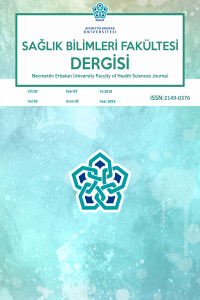 Necmettin Erbakan Üniversitesi Sağlık Bilimleri Fakültesi Dergisi kapağı