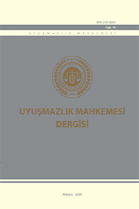 Uyuşmazlık Mahkemesi Dergisi kapağı