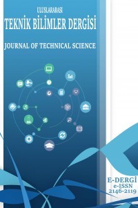 Teknik Bilimler Dergisi kapağı