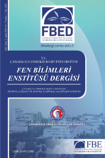 Çanakkale Onsekiz Mart Üniversitesi Fen Bilimleri Enstitüsü Dergisi kapağı