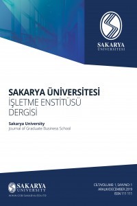 Sakarya Üniversitesi İşletme Enstitüsü Dergisi kapağı