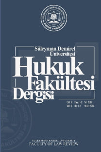 Süleyman Demirel Üniversitesi Hukuk Fakültesi Dergisi kapağı