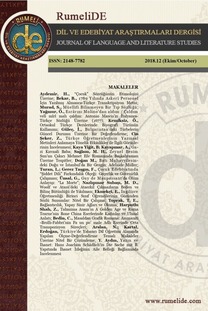 RumeliDE Dil ve Edebiyat Araştırmaları Dergisi kapağı