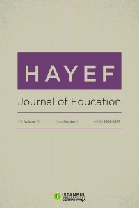 HAYEF Journal of Education kapağı