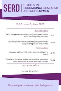 Studies in Educational Research and Development kapağı