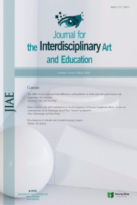 Journal for the Interdisciplinary Art and Education kapağı