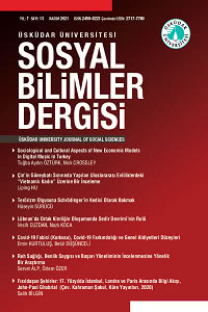 Üsküdar Üniversitesi Sosyal Bilimler Dergisi kapağı