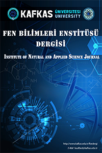 Kafkas Üniversitesi Fen Bilimleri Enstitüsü Dergisi kapağı