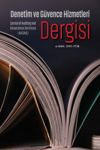 Denetim ve Güvence Hizmetleri Dergisi kapağı