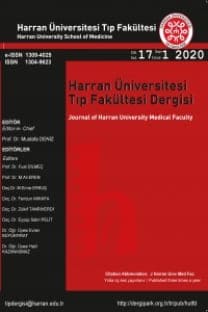 Harran Üniversitesi Tıp Fakültesi Dergisi kapağı