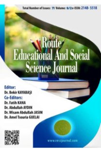 Route Educational & Social Science Journal kapağı