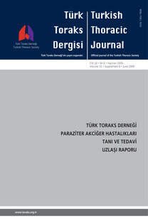 Toraks Dergisi kapağı