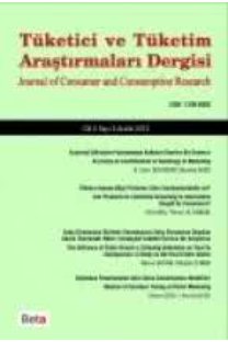 Tüketici ve Tüketim Araştırmaları Dergisi kapağı
