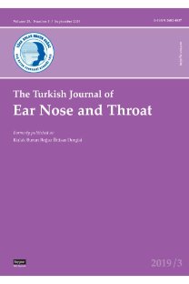 The Turkish Journal of Ear Nose and Throat kapağı