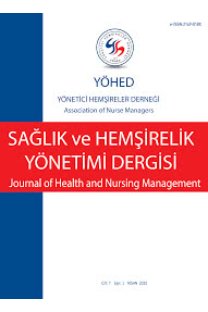 Sağlık ve Hemşirelik Yönetimi Dergisi kapağı